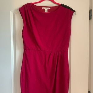 Size 12 maroon mini dress zipper shoulder detail